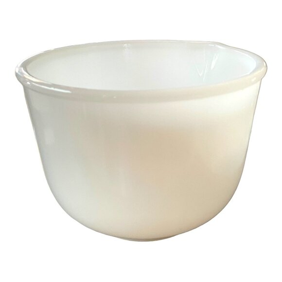 Sunbeam Mixmaster Stand Mixer Glasbake Milk Glass Small Mixing Bowl 20CJ 6.75" - Picture 6 of 10